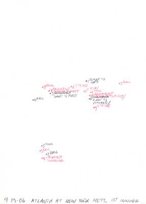 4-19-06 Atlanta at N.Y. Mets, 1st Inning