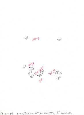 7-04-06 Pittsburgh at N.Y. Mets, 1st Inning