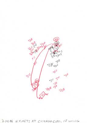 7-14-06 N.Y. Mets at Chicago Cubs, 1st Inning